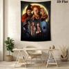 Hocus Pocus Halloween Poster Collage Tapestry Background Cloth Fashion Print Home Decor Wall Decoration Background Cloth