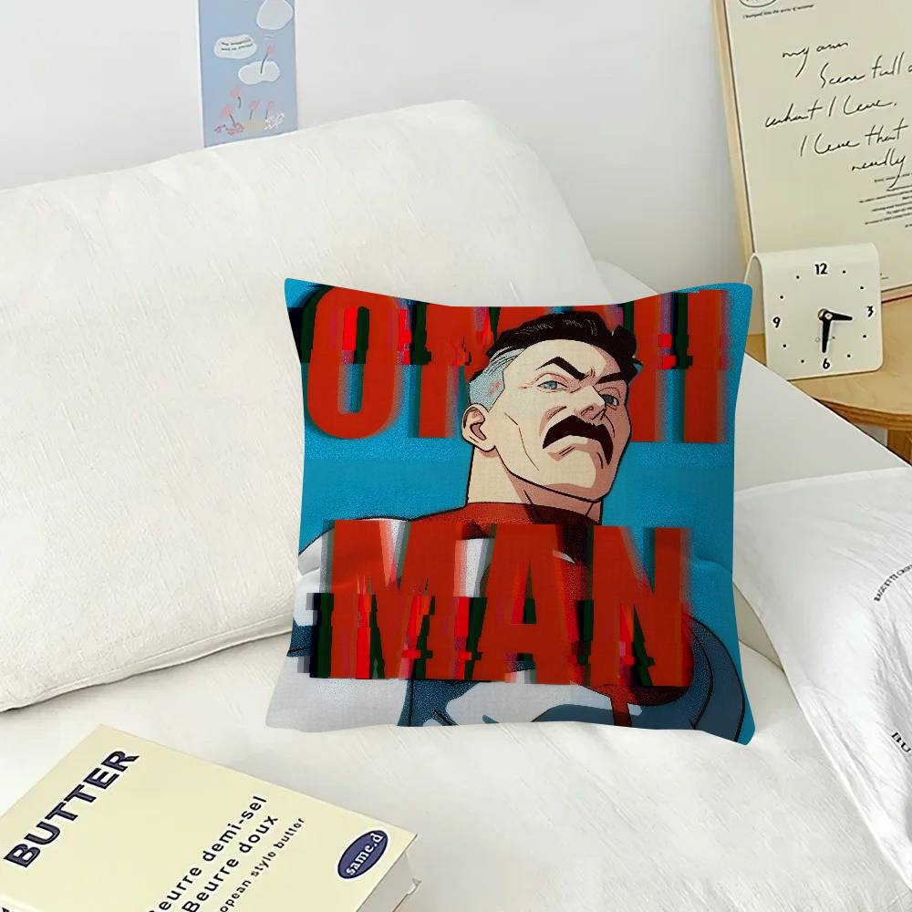 Аниме I-Invincible O-Omni Man Подушка Чехол для подушки Автомобильная Подушка для дивана Автомобиль Рождественский подарок