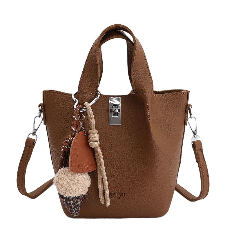 Однолямочная сумка, Модная сумка, Высококачественная сумка-ведро, Маленькая женская сумочка-клатч, Сумка с рисунком личи