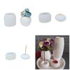 Tea Light Candles Silicone Mold Elegant Candle Holders Making Mold Flexible Decor Resin Mold for DIY Enthusiasts
