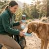 Food Container 3 in 1 Pet Outdoor Companion Cup Portable Leak Proof Dog Food Dispenser Plastic Dog Water Bottle Outdoor Walking