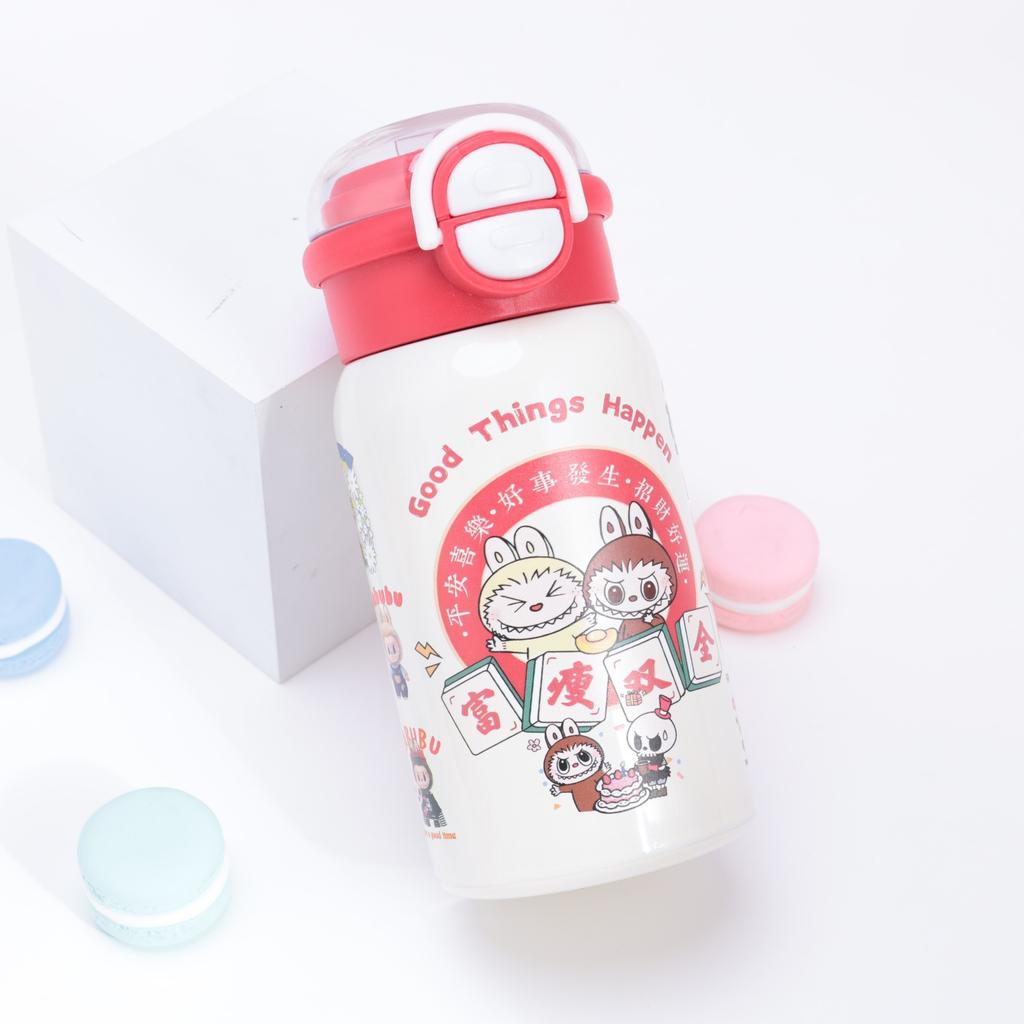 Термос из нержавеющей стали 316, высокая ценность, милый, для девочки, портативный, с соломинкой, детская чашка для воды