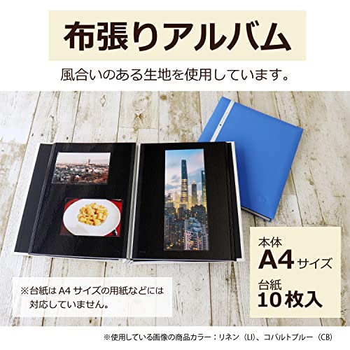 SEKISEI album free Harper House A4 free album black linen mount 20 page 11-20 page cloth XP-2501 (japan import)