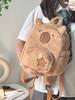 Autumn and Winter Cute Capybara Bag Plush Backpack Bag Women 2025 New Student Commuting Schoolbag Niche Versatile Backpack