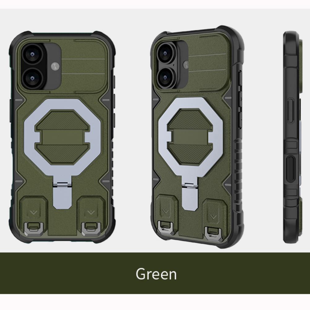 Magnetic Case For iPhone 17 Pro Max Case For 17 Air 17 Pro Outdoor Sports Anti-Fall wireless charging Holder Funda Covers