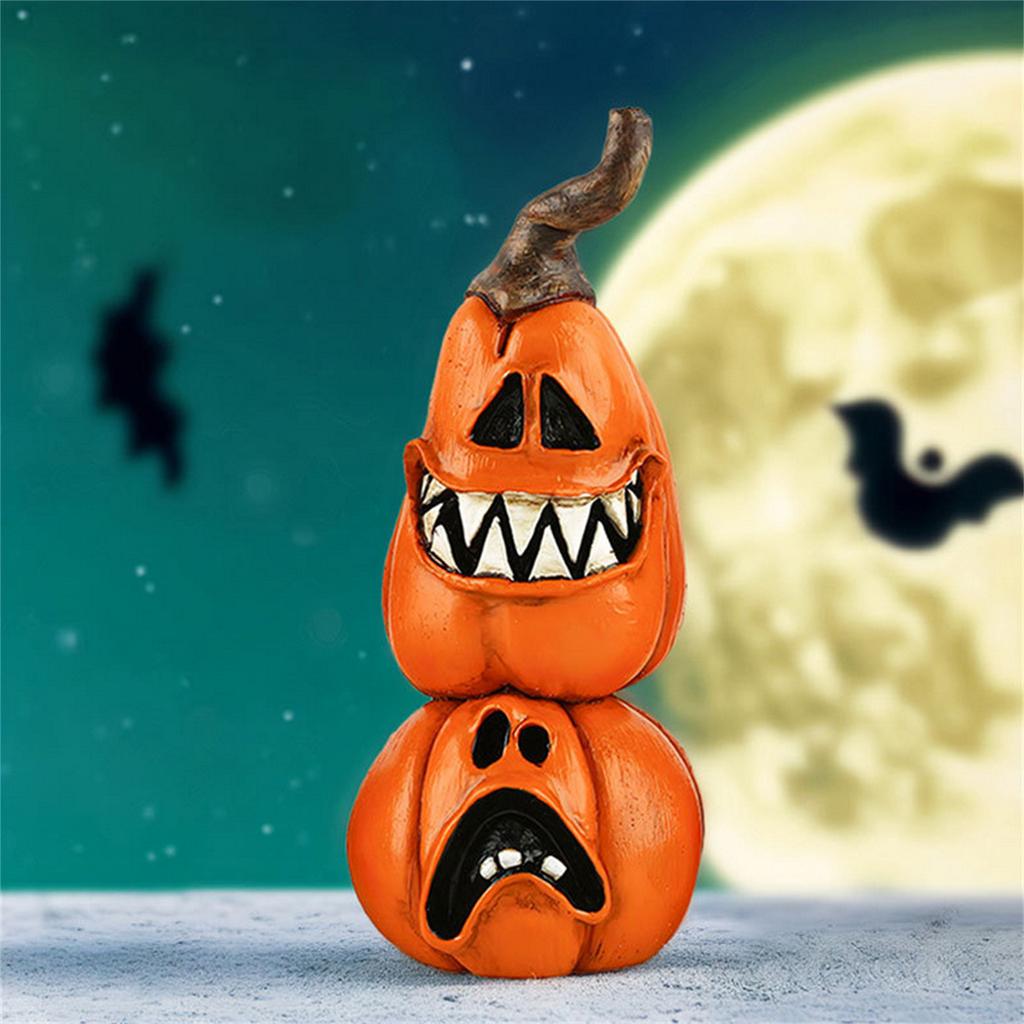 Хэллоуин Голова Кабачка Ведьма Смола Настольное Украшение Атмосферная Композиция Орнаменты