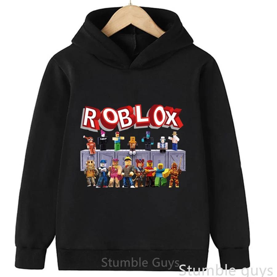 Soft Children Hoodie, Block Game Character Grid Cartoon Print Pullover Sweatshirt, Autumn Winter Casual Sport Long Sleeve Top For Kids Daily Wear