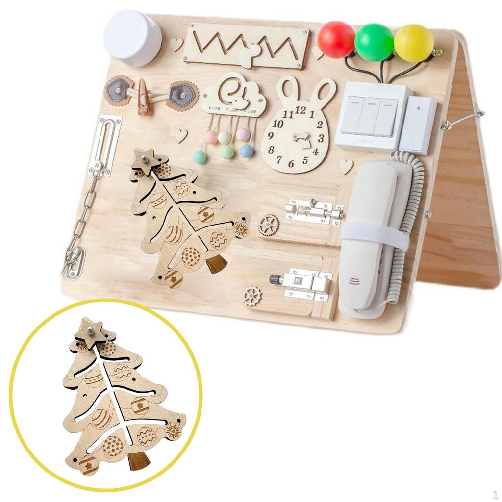 Развивающая доска DIY Аксессуары Деревянная дорожная игрушка Сенсорные игрушки Раннее развитие