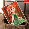 Disney DIY Жемчужная живопись Замороженная Анна Домашнее украшение стен Жемчужные драгоценные камни Картины Поделки Домашнее украшение