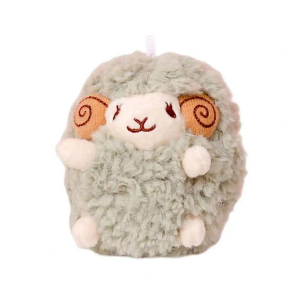 Lamb Mini Sheep Plush Keychain Mini Sheep Soft Lamb Doll Ornament Sheep Plush Pendant  Decoration