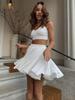 2025 Summer Y2K Ruffle Pleated Mini Skirt - Cross-Border European & American Trend