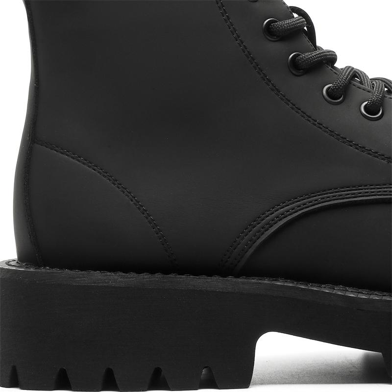 S/A Новые Высококачественные Кожаные Ботинки в Британском Уличном Стиле для Мужчин Черные Hombre Подростковые Повседневные Платье Обувь для Увеличения Роста