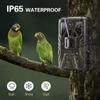 Wi-Fi Trail Camera 4k 36mp Bt App Control Охотничья камера Игровая камера с ночным видением 65 футов Обнаружение 120° IP65 Водонепроницаемая