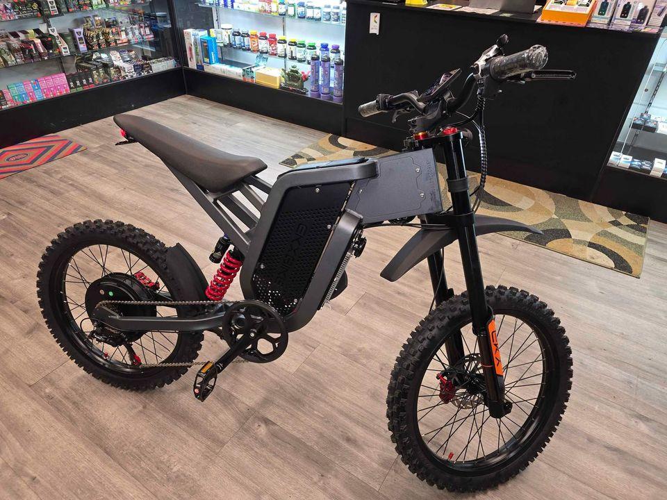 Электровелосипед X21 Max, 85 км/ч, 60В30Ач, 20*1,9'', 80 км запас хода, 7 скоростей, 180 кг грузоподъемность, двойная подвеска, двойной гидравлический дисковый тормоз