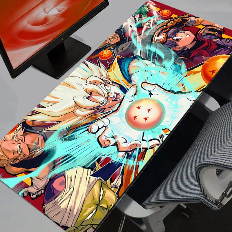 New Mouse Pad Cool Dragon Ball DBZ Gaming Accessories Mousepad Gamer PC Computer Keyboard Desk Mat Mouse Pads anime