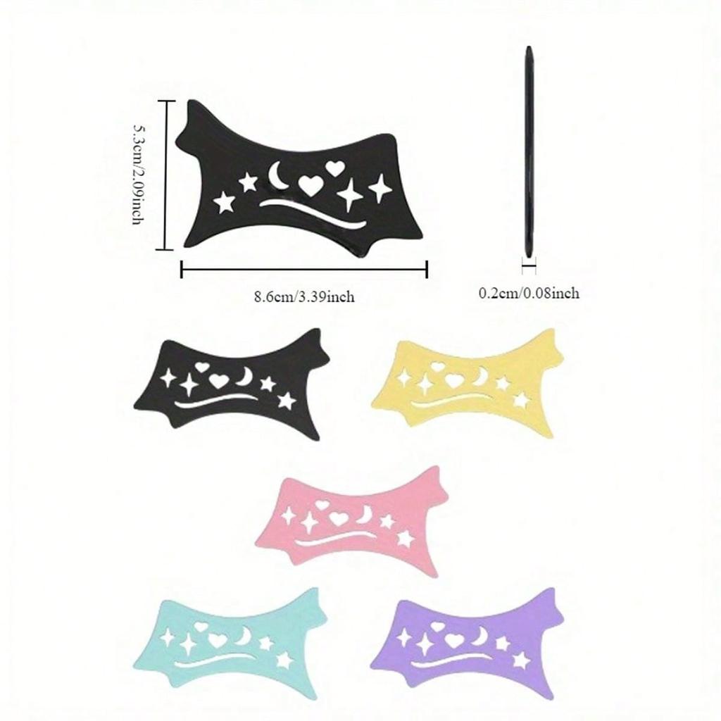 1 шт. Вспомогательное устройство для теней для век, которое подходит для формы глаз, c, Вспомогательное устройство для теней для век и бровей, Макияж глаз