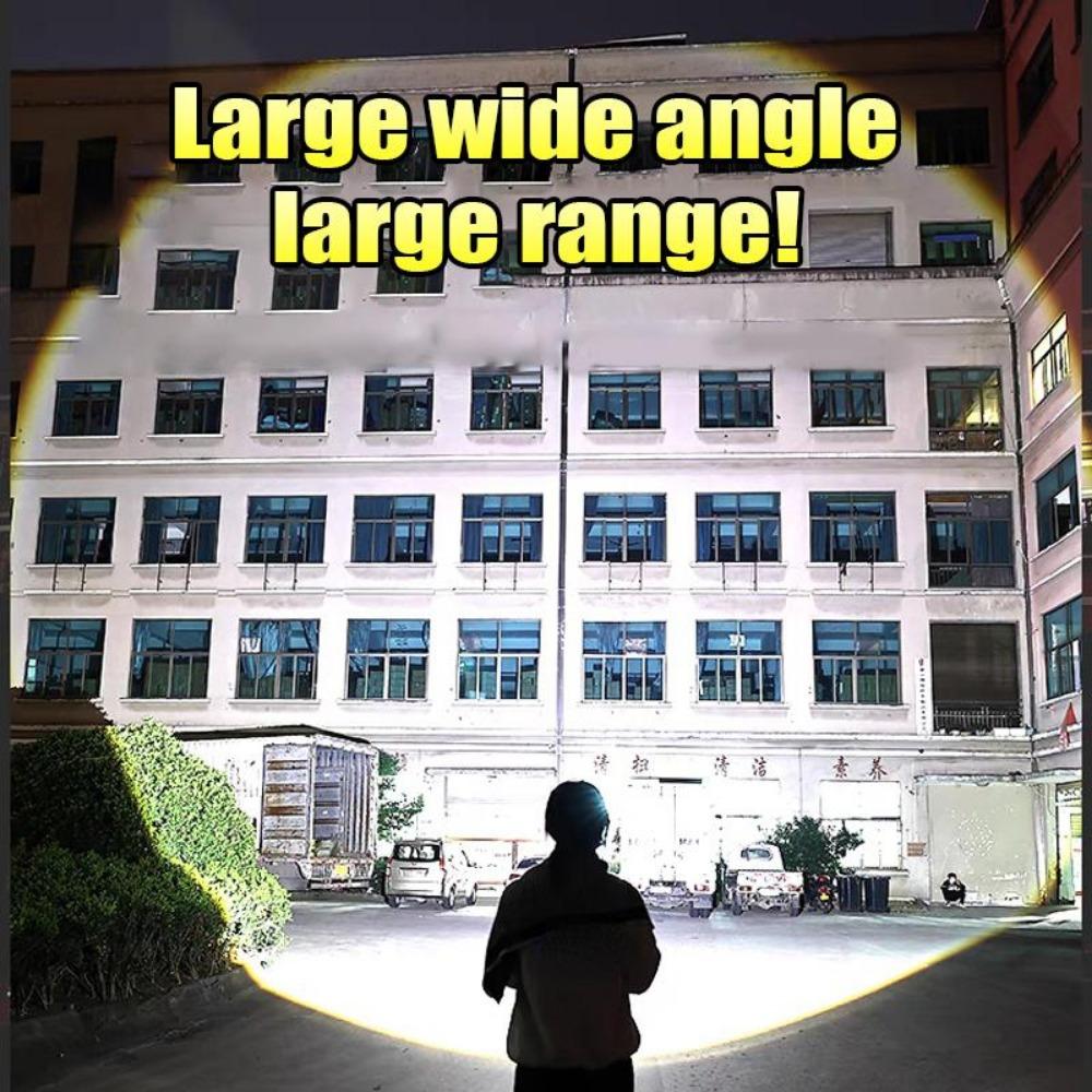 2*28650 Аккумулятор 10000 мАч Светодиодные фонари высокой мощности Заряжаемый светодиодный фонарь Type-C 5000 м Ультрамощный фонарь Наружный светодиодный фонарь