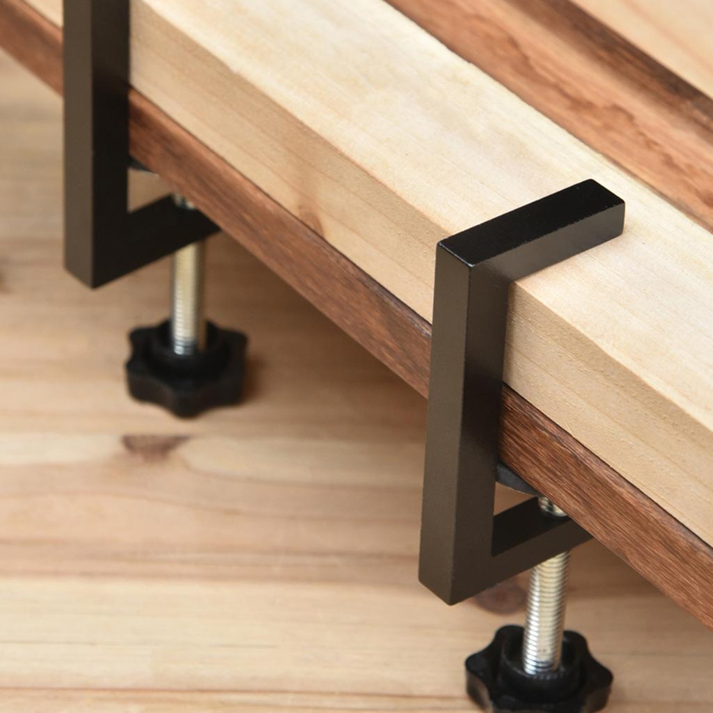 4 шт. Универсальные С-образные зажимы 10-57 мм Перевернутый столярный С-зажим Регулируемый настольный зажим Обычные настольные фиксирующие инструменты