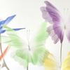 3D Handmade Gauze Artificial Butterfly Wall Decoration for Wedding Reception Backdrops Decoration Party Centerpieces
