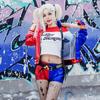 Костюм для косплея Харли Квинн с париком Версия x Черный Красный x Харли Квинн Отряд самоубийц Стиль Хэллоуин Костюм для женщин Версия x [milky time] -