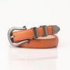 Womens Belt With Alloy Pin Buckle And Vintage Finish For Daily Use