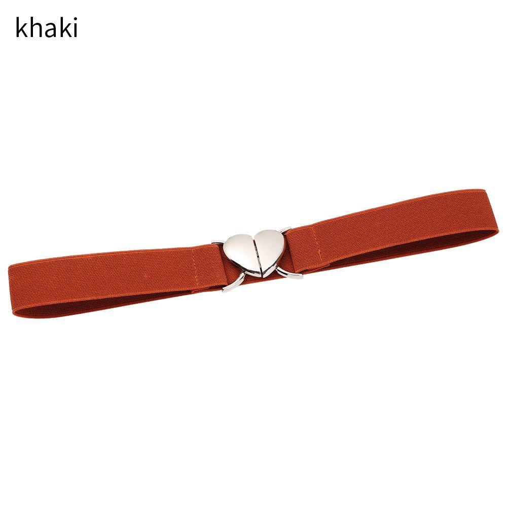 Элегантный эластичный ремень с пряжкой в виде сердца любви, эластичные ремни для талии, декоративный пояс