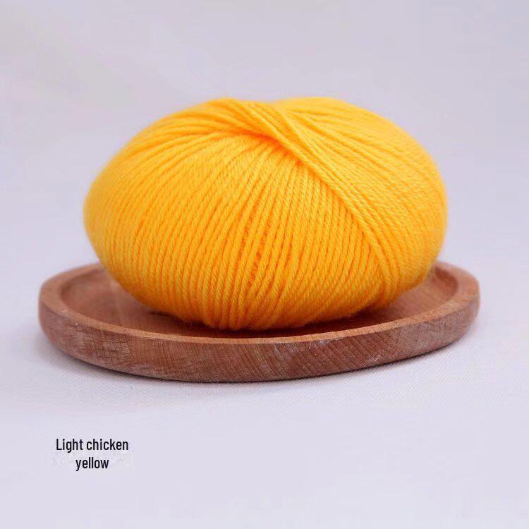 Клубок акриловой пряжи для вязания свитеров, крючков, обуви, тапочек, изделий ручной работы.