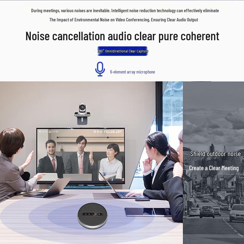 HOSODO Wireless Bluetooth Conference Speakerphone (CN version)