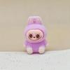Three-dimensional Flocking Keychain Pendant Cute Bag Accessories Doll Cartoon Ornament
