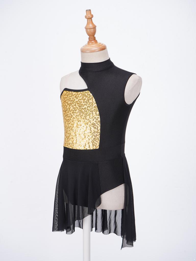 Детский балетный купальник для девочек, костюм для современного танца, танцевальная одежда, платье для современного джаза, латинского лирического танца