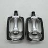 Retro Aluminum Alloy Bicycle Pedals Safety Non-Slip Bike Pedals Durable Reflective Strips Road Bike Pedals Outdoor Sports
