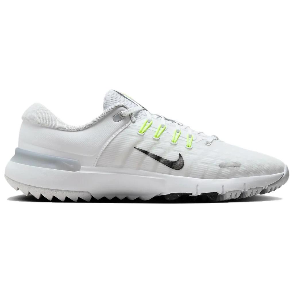 Nike Free Golf Next Nature Wide 'White Black' (Unisex) White / Pure Platinum / Wolf Grey / Black Golf Shoes FQ7875 101
