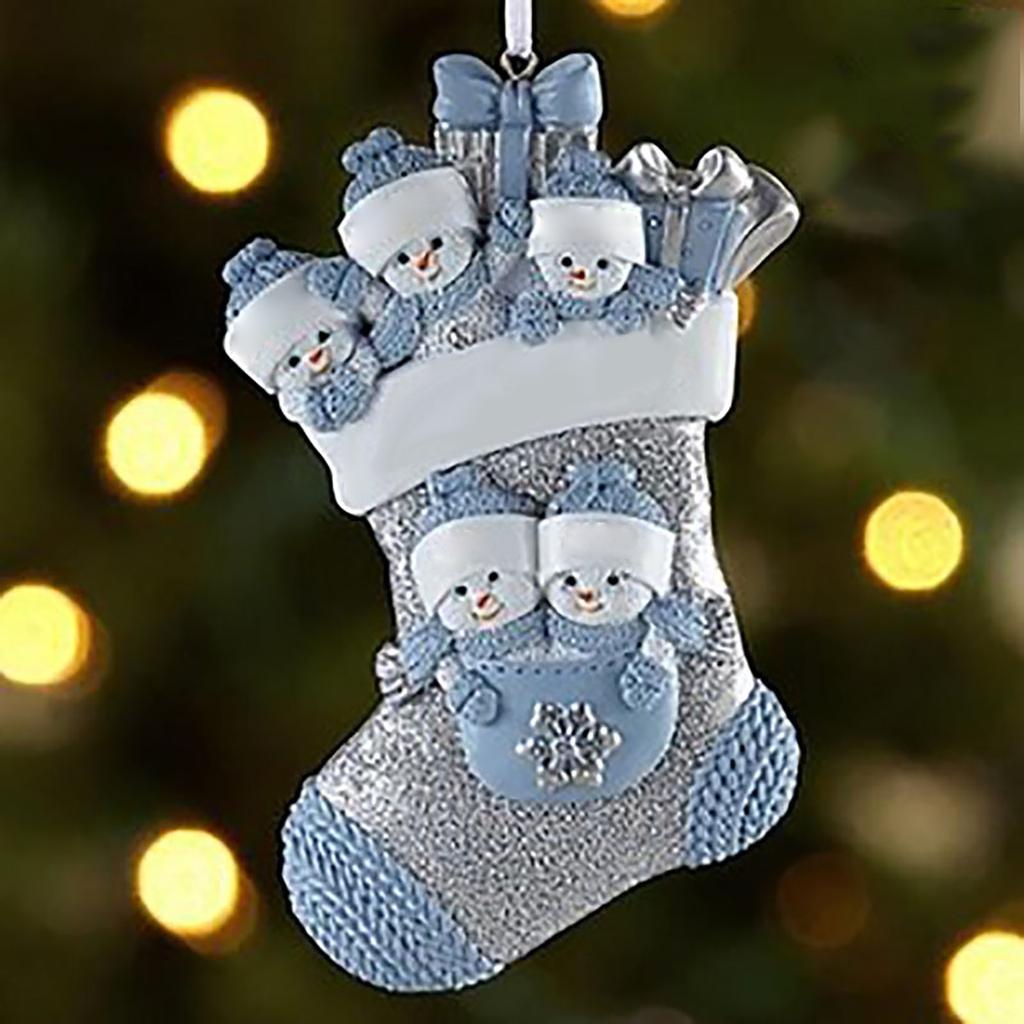 Персонализированные творческие сохранившиеся семейные орнаменты на рождественскую тематику, украшения для праздничных вечеринок