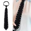 Glitter Business Adjustable Neck Tie Black Pre Tied Neck Tie  Uniform Shirt