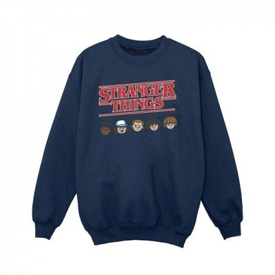 Толстовка с карикатурным логотипом Netflix Girls Stranger Things