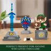 Kids Toys Link Master Sword Hylian Shield Micro Building Blocks Games Japanese Anime Figure Models Collection Decor Gifts