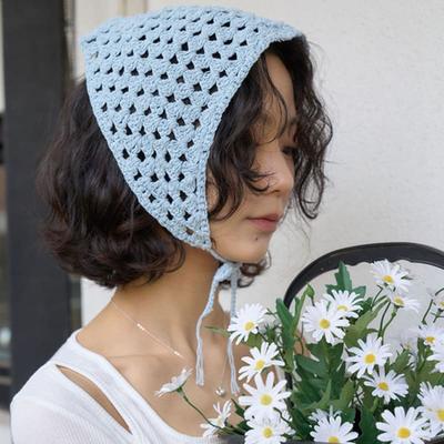 ЗЕЛЕНАЯ Лаборатория Вязаная Крючком Бандана-Стринг (3colors)