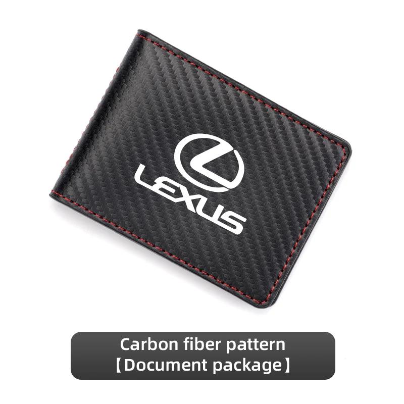 Car Driver License Cover Suede Wallet Card Storage Bag For Lexus IS200 UX250h Ct200h ES300h NX300h RX400h ES350 GX470 IS250 LS