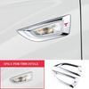 2 шт. Хромированные накладки на боковые указатели поворота из АБС-пластика для Opel Astra J для Opel Crossland X для Opel Insignia B Acc