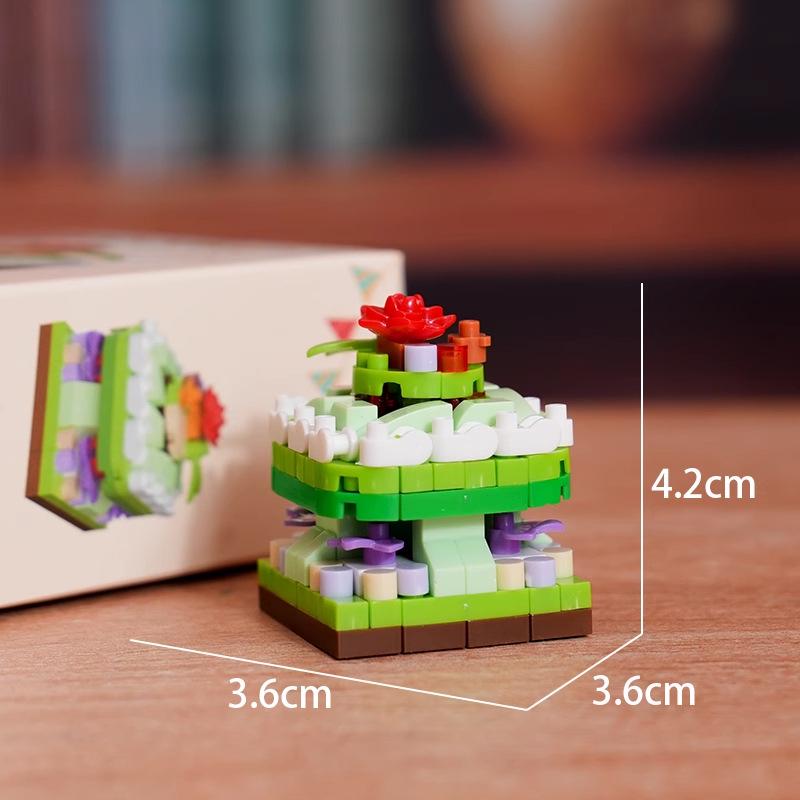 Совместимый с Lego набор для сборки торта на день рождения: Игрушка Рулет для детей - Идеальный подарок на 1 июня