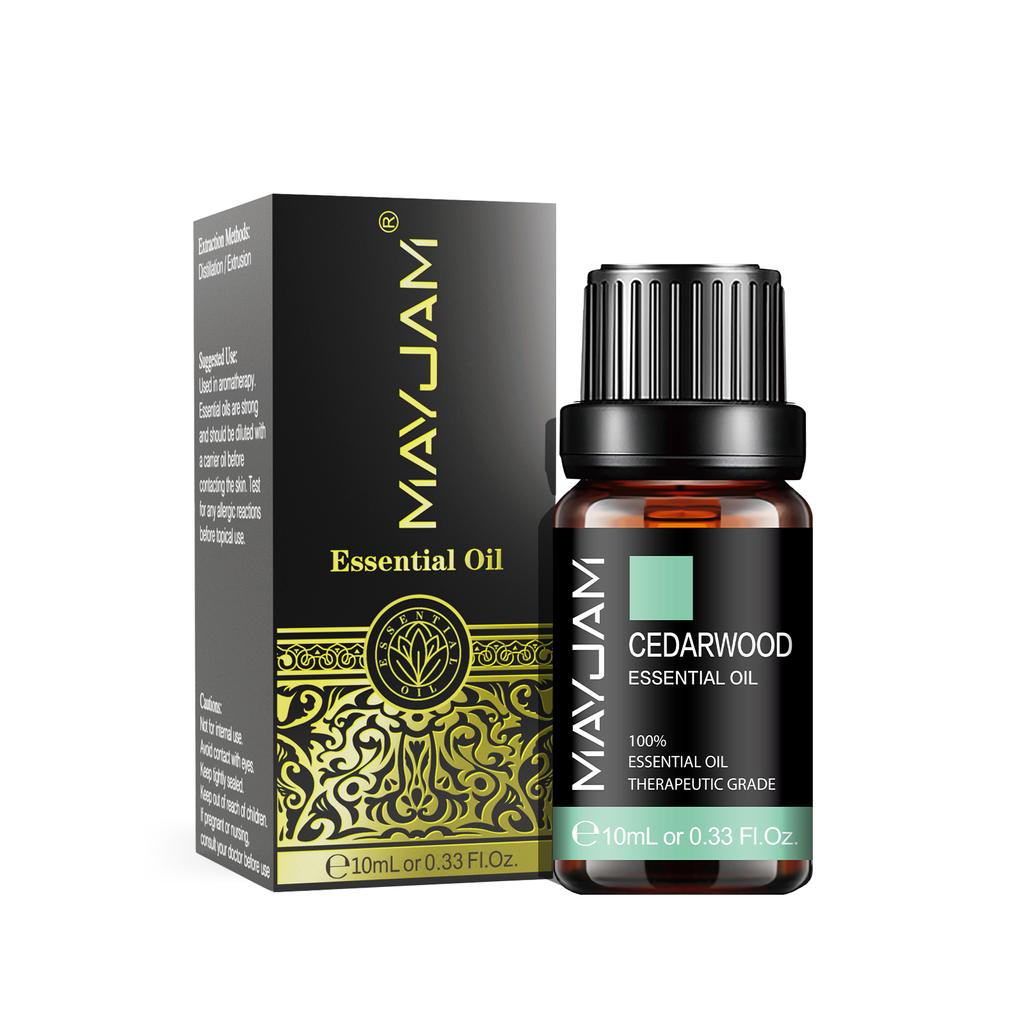 MAYJAM 10ML Eucalyptus Vanilla Essential Oils for Aromatherapy Air Fresh Diffuser Spa Massage Skin Care Lavender Jasmine Rose Aroma Oils