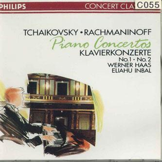 CD ВЕРНЕР ХААС - Чайковский Рахманинов Концерты для фортепиано SDMP24 PHILIPS Япония Классика Б/У