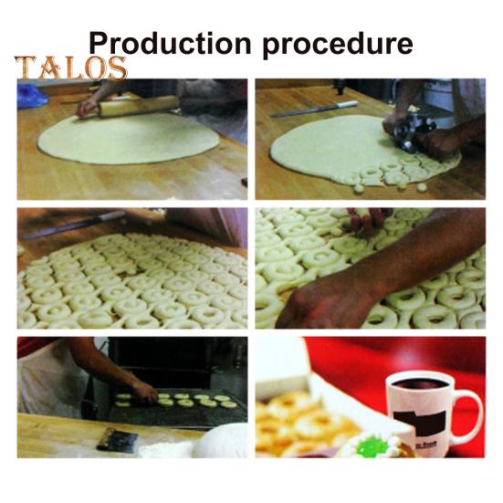 Stainless Steel Donut Mold 6-Cavity Cake Mold for Baking Circle Cookie Cutters Versatile Kitchen Tool for Cookies Biscuits Mini Cakes Snacks Desserts