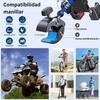 Motorcycle Navigation Frame Bike Holder 360° View Universal Bicycle Holder 4.7-7 Inch Mobile Stand Shockproof Bracket GPS Clip Mobile Phone Holder