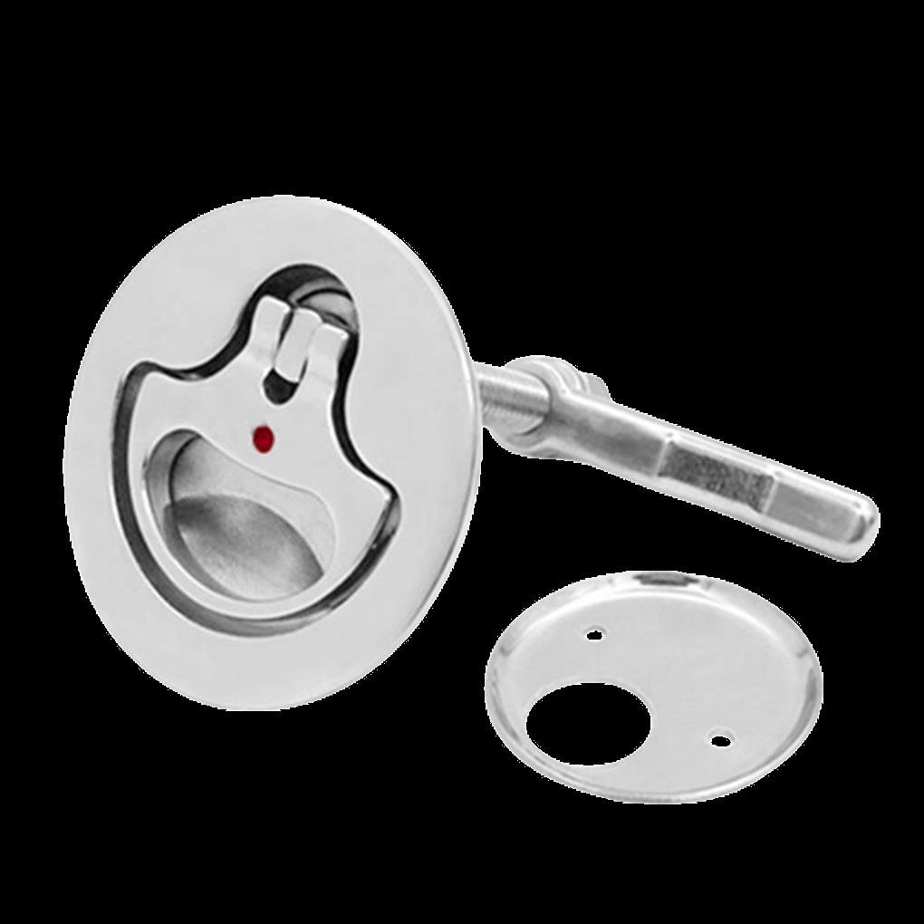 Металлический кулачковый замок для палубы, зеркально отполированный, прочный морской люк, скользящий подъемный механизм, коррозионностойкое кольцо