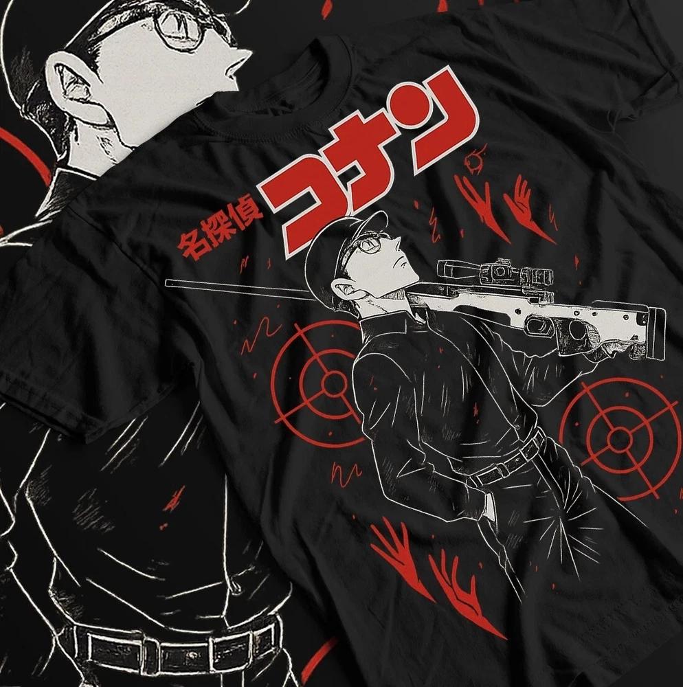Detective Conan TShirt Edogawa Anime Shinichi Vermouth Gin 2