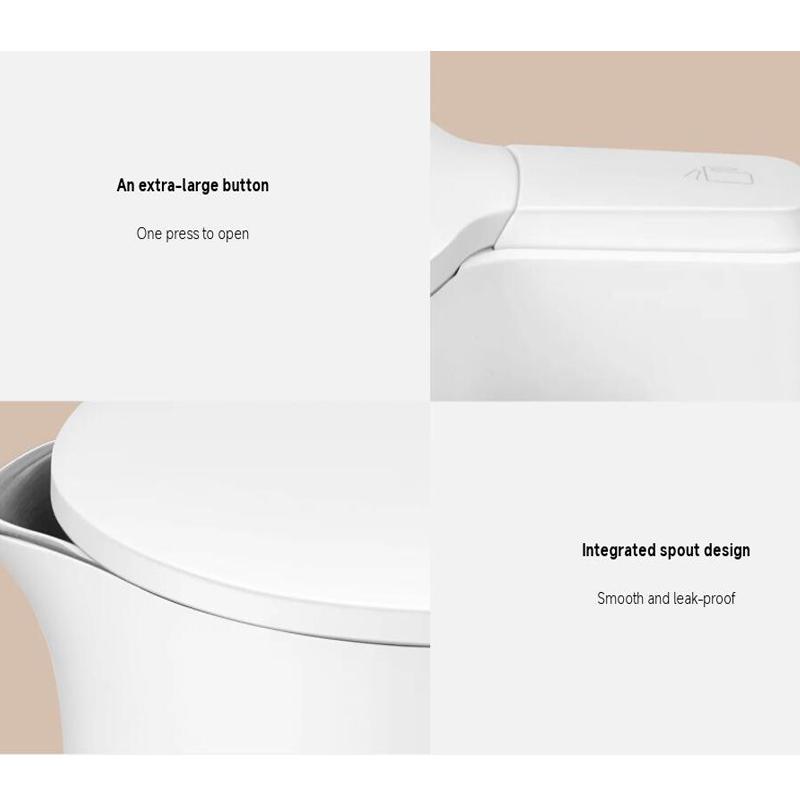 Xiaomi Умный чайник 2 Pro Xiaomi Mijia Термостатический электрический чайник 2 Pro Интеллектуальный светодиодный дисплей Экран Плавная регулировка температуры Чайник