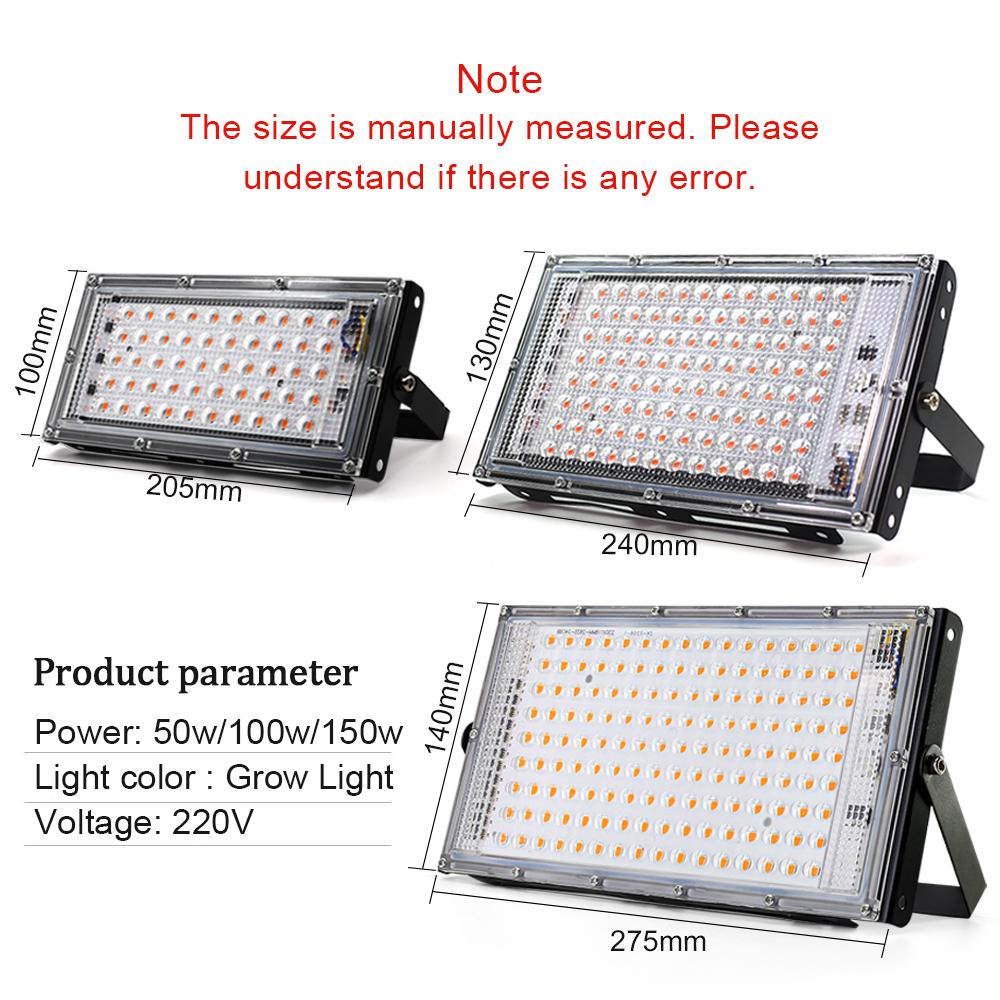 IP65 Waterproof LED Flood Light 50W 100W 150W AC220V Outdoor Spotlight For Street Landscape Lighting