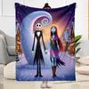 Christmas Nightmare Blanket Soft & Cozy Great for Chair Seaside Office Four Seasons Multipurpose Modern Best Holiday Gift for Friends Family