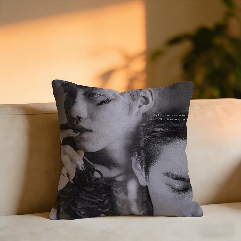 I Told Sunset About You Cushion Cover Cozy Velvet Throw PillowSoft Warm Cushion For Sofa Bed